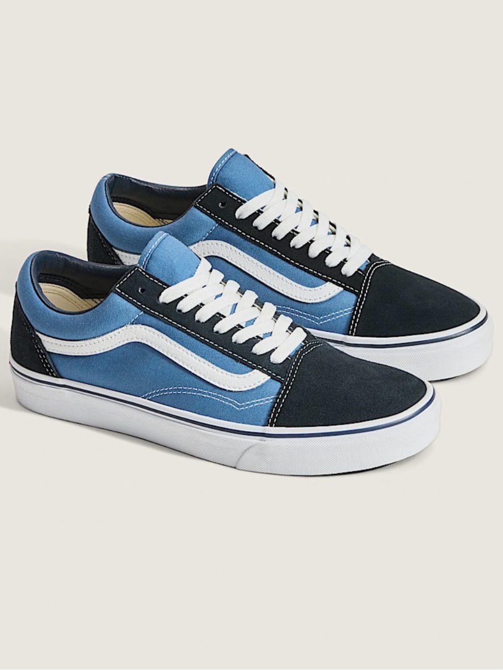 Vans Old Skool Sneakers in Navy and Black with White Stripe women’s 7.5 men’s 6